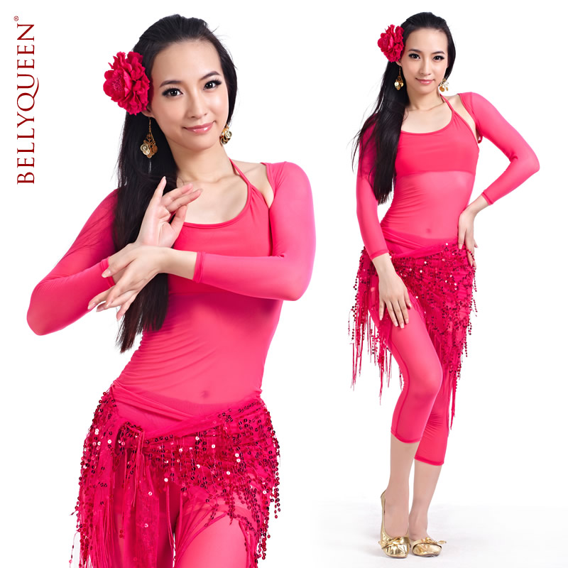 Dancewear Polyester Belly Dance Costumes For Ladies More Colors