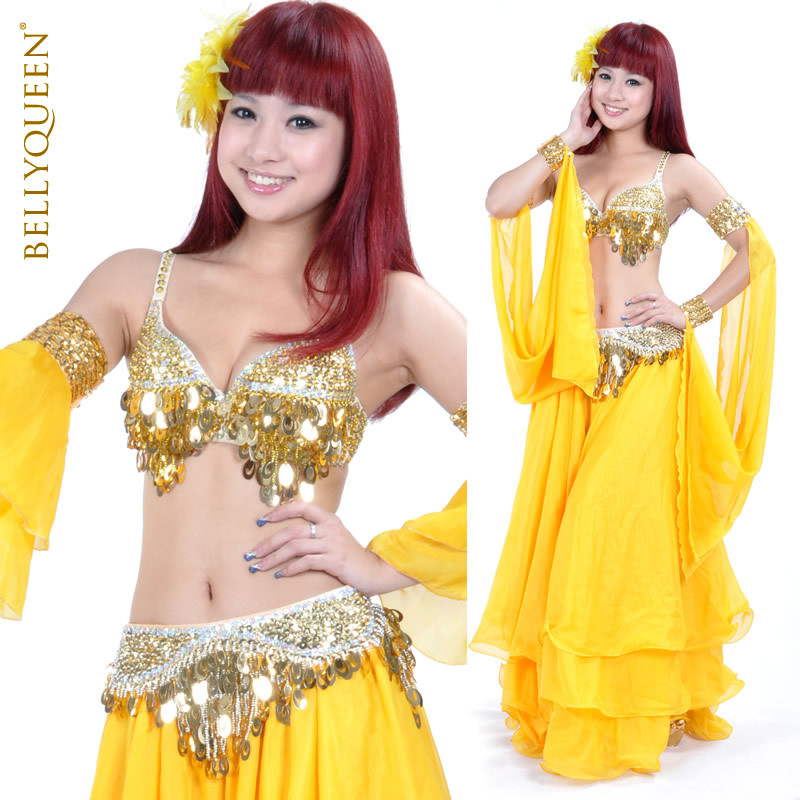 Dancewear Polyester Belly Dance Performance Costumes For Women