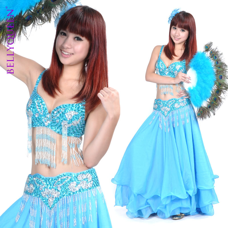 Dancewear Polyester Belly Dance Performance Costumes For Women More Colors