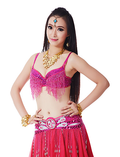 3 Pieces Plus Size Dancewear Belly Dance Performance Costume